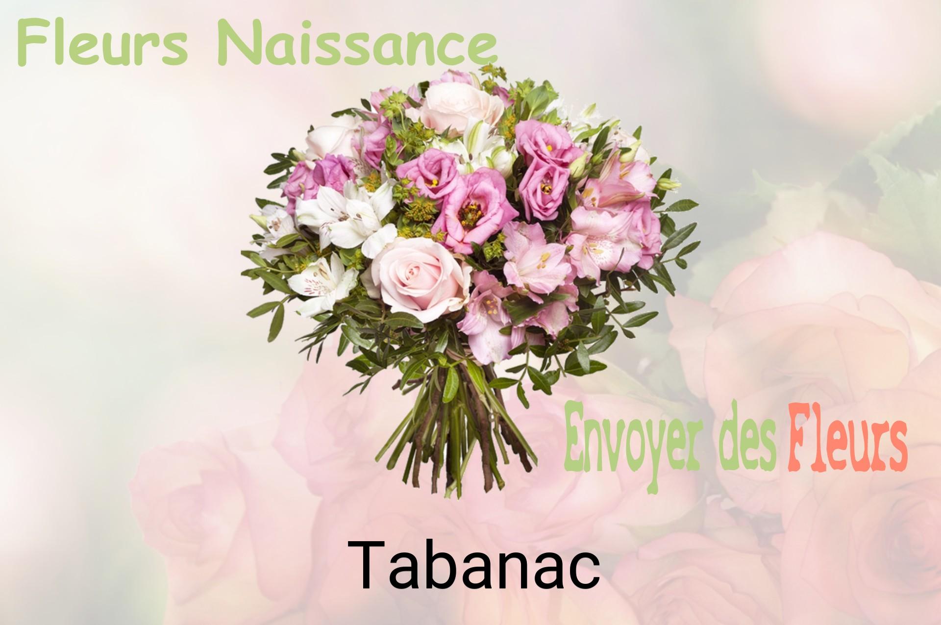Bouquet de fleurs de naissance livré à Tabanac